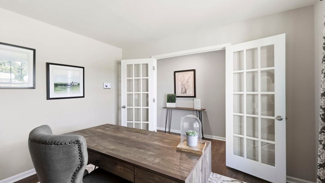 Furnished interior in a model home at Treemont Commons in Wellford (Image 10).