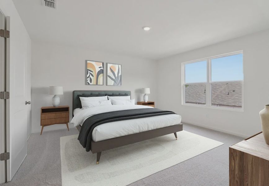 Furnished interior in a model home at Rivington Walk in Winder (Image 6).