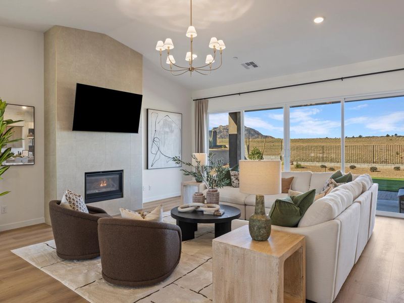 Furnished interior in a model home at Vineyards at Cottonwood in Cottonwood (Image 2). Furnished interior in a model home at Vineyards at Cottonwood in Cottonwood (Image 2).