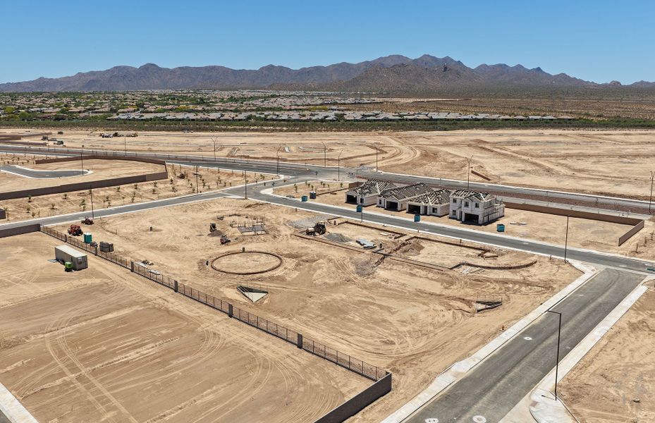Site preparation and early development at Festival Foothills in Buckeye, AZ (Image 30).