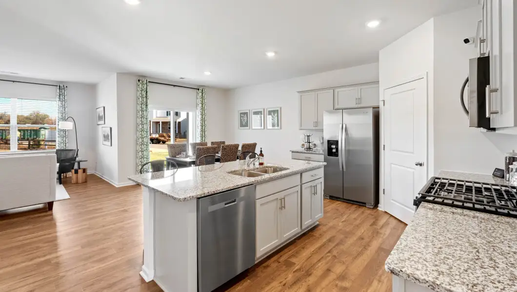 Furnished interior in a model home at Lyman Oaks in Lyman (Image 8).