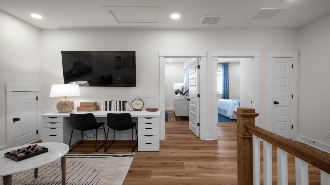 Furnished interior in a model home at Briley Pointe in Mount Pleasant (Image 7).