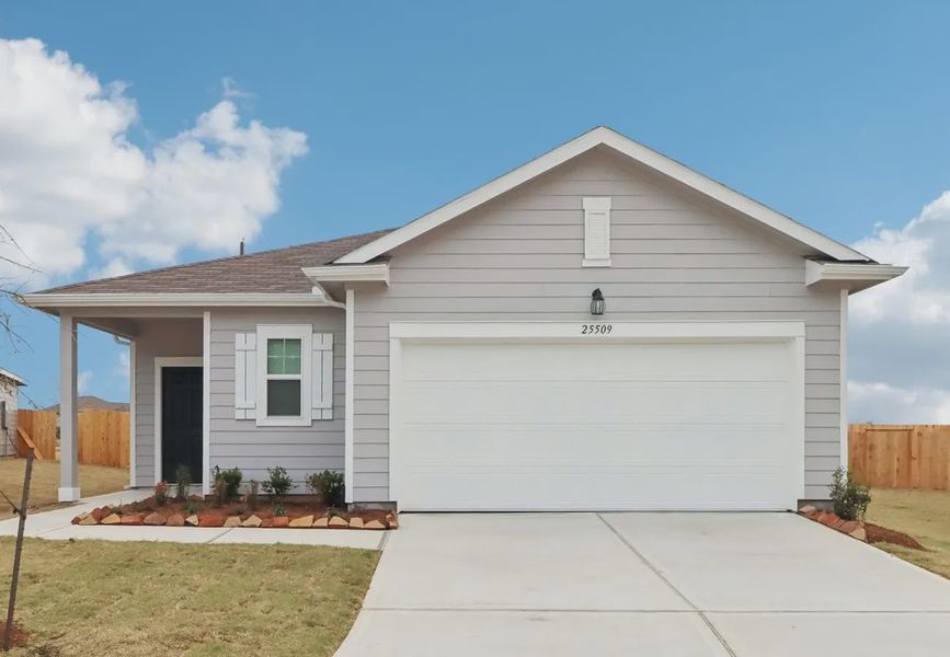 Front exterior of a home in the Royal Pines community, located in Porter, TX (Image 10).