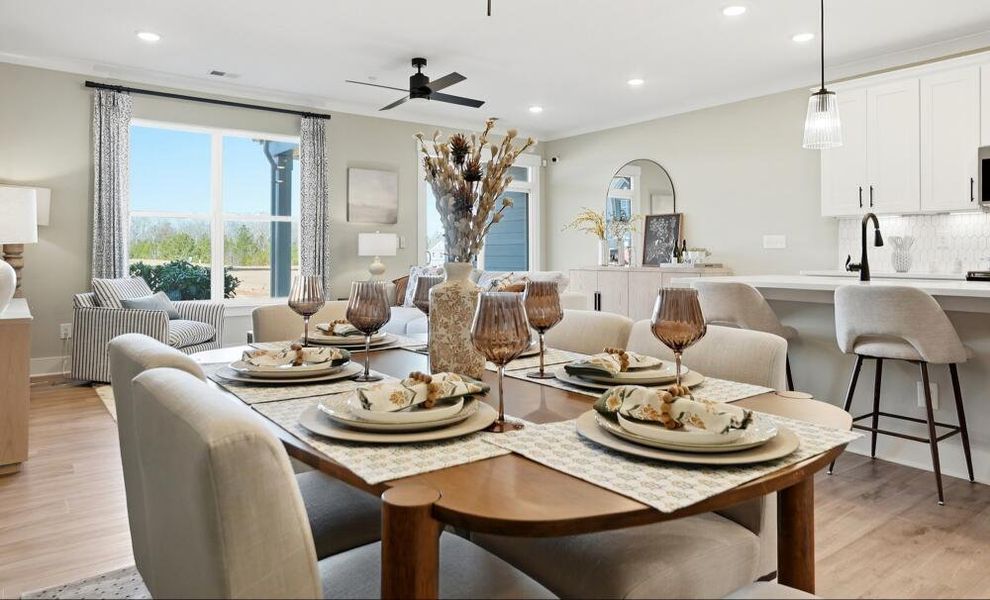 Furnished interior in a model home at Blythe Mill Townhomes in Waxhaw (Image 43). Furnished interior in a model home at Blythe Mill Townhomes in Waxhaw (Image 43).