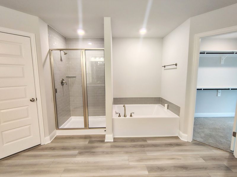 Furnished interior in a model home at Greystone in Angleton (Image 16).