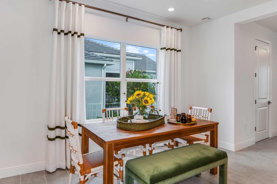 Furnished interior in a model home at Tide Marsh in Fort Myers (Image 18).