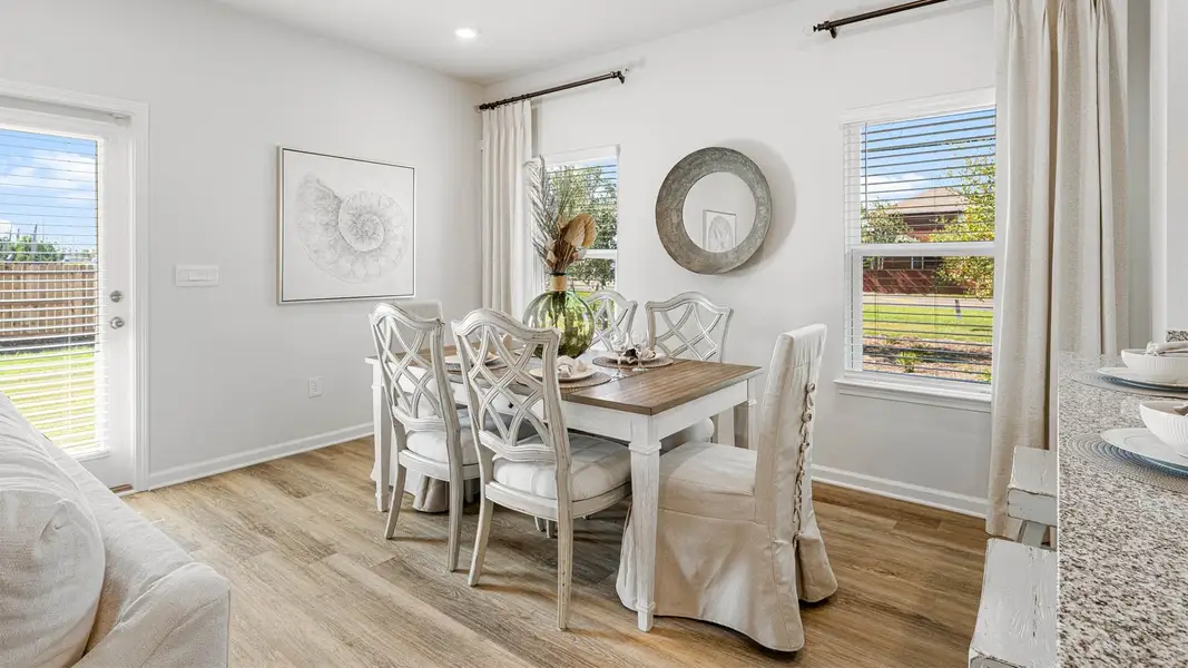 Furnished interior in a model home at Jake's Landing in Lynn Haven (Image 18). Furnished interior in a model home at Jake's Landing in Lynn Haven (Image 18).