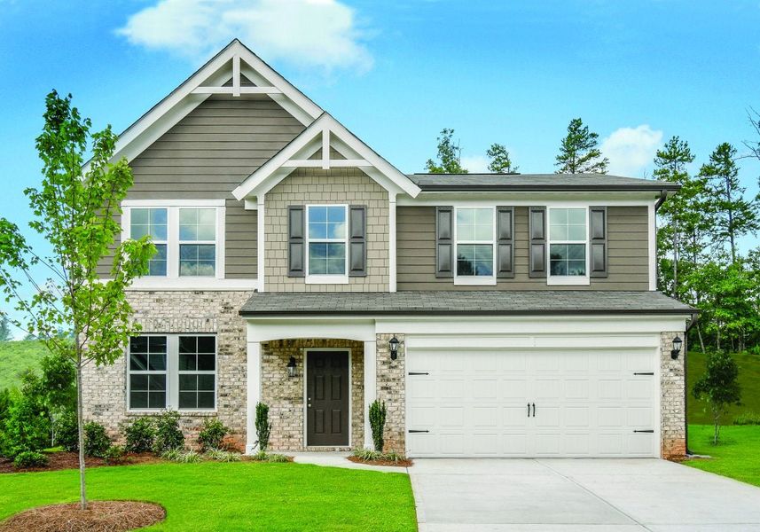 Front exterior of a home in the Cherry Glen community, located in Euharlee, GA (Image 18).