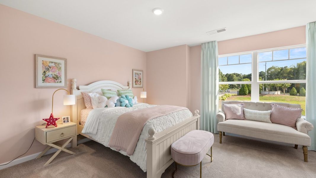 Furnished interior in a model home at Independence in Loganville (Image 27).