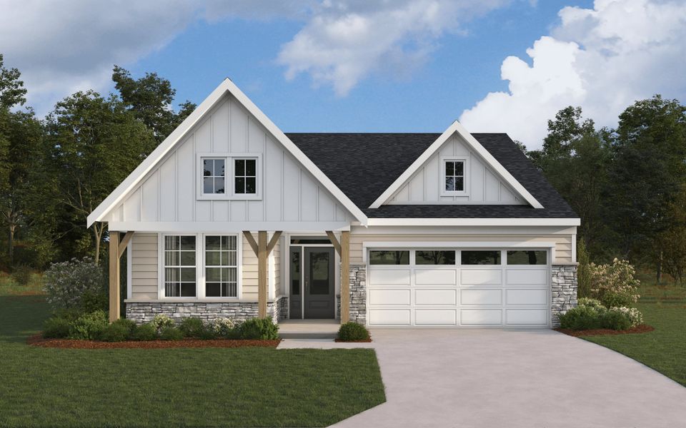 Front exterior of a home in the Savannah Lakes community, located in Hiram, GA (Image 12).