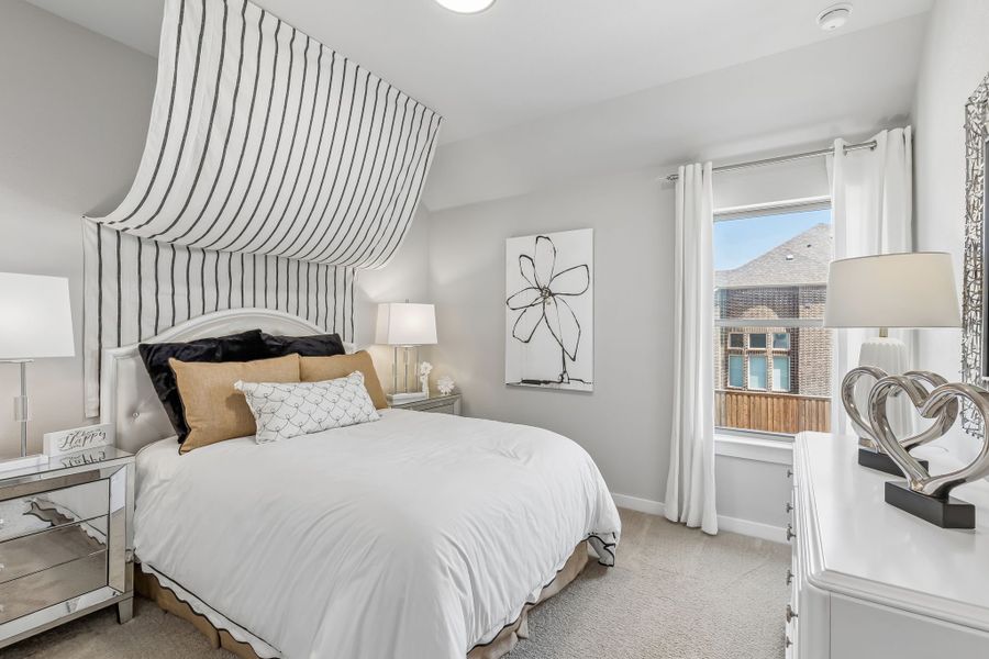 Furnished interior in a model home at Ventana in Fort Worth (Image 30).