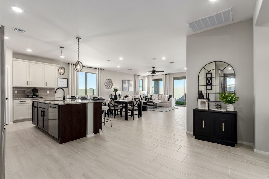 Furnished interior in a model home at Agave Springs at Teravalis in Buckeye (Image 47).