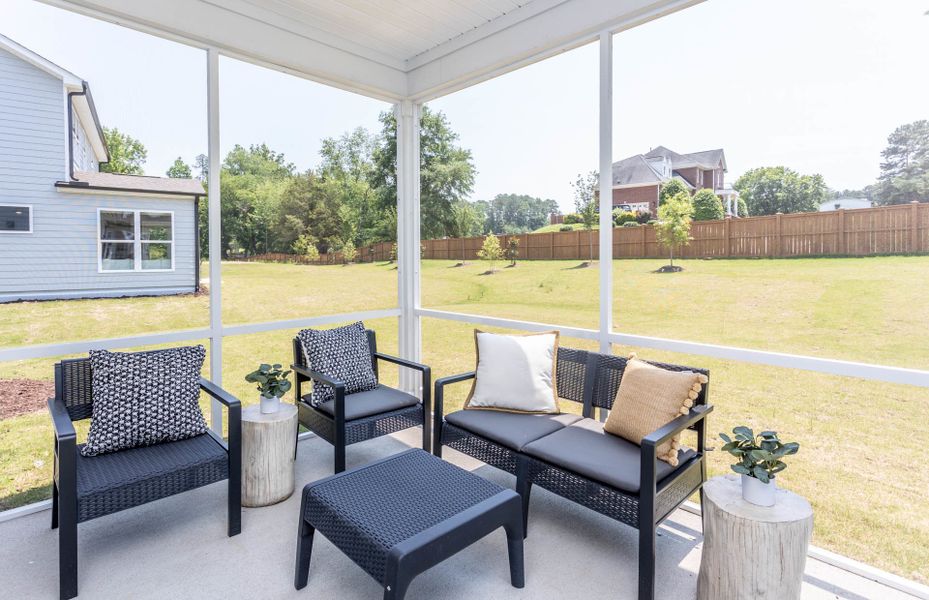 Screened-In Backyard Patio