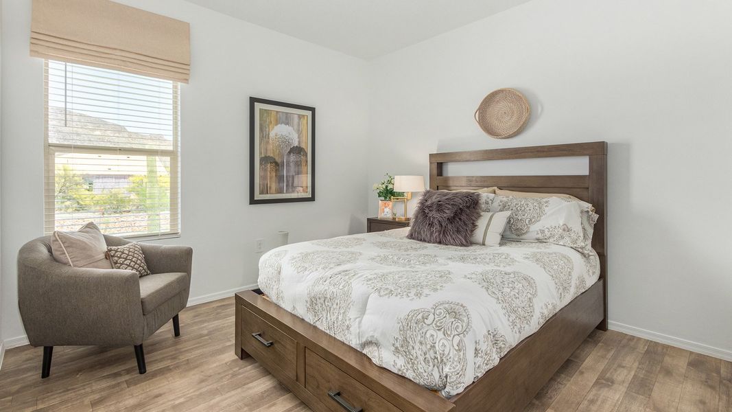 Furnished interior in a model home at Roadrunner Estates in Tucson (Image 30).
