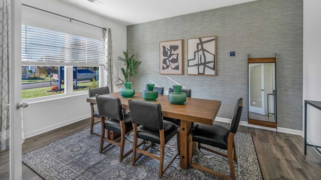 Furnished interior in a model home at Catlett Cove in Knoxville (Image 10). Furnished interior in a model home at Catlett Cove in Knoxville (Image 10).