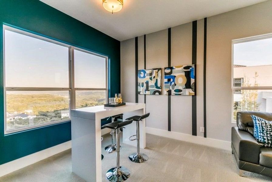 Furnished interior in a model home at Preserve at Lakeway in Lakeway (Image 16).