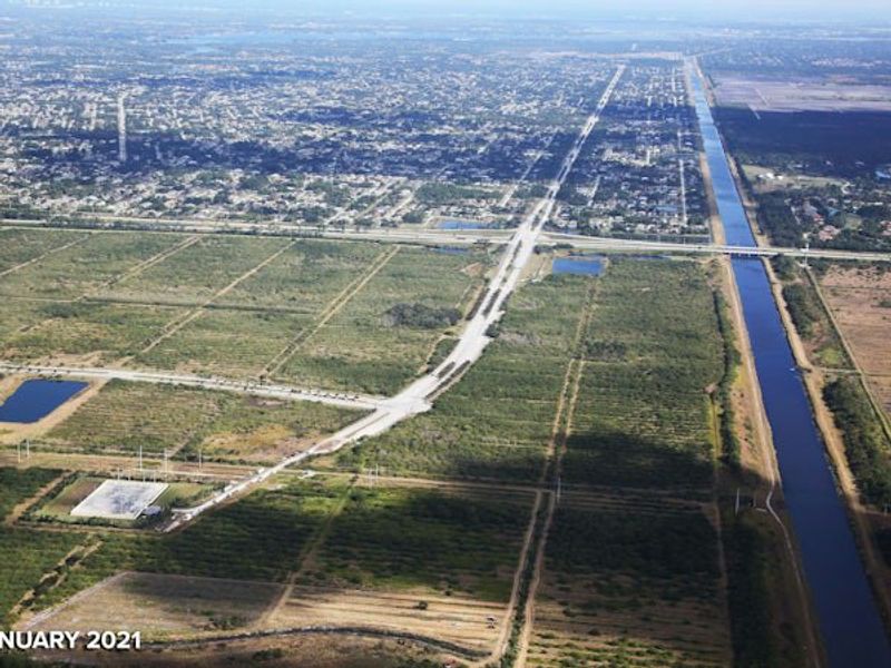 Site preparation and early development at BELTERRA in Port St. Lucie, FL (Image 132).