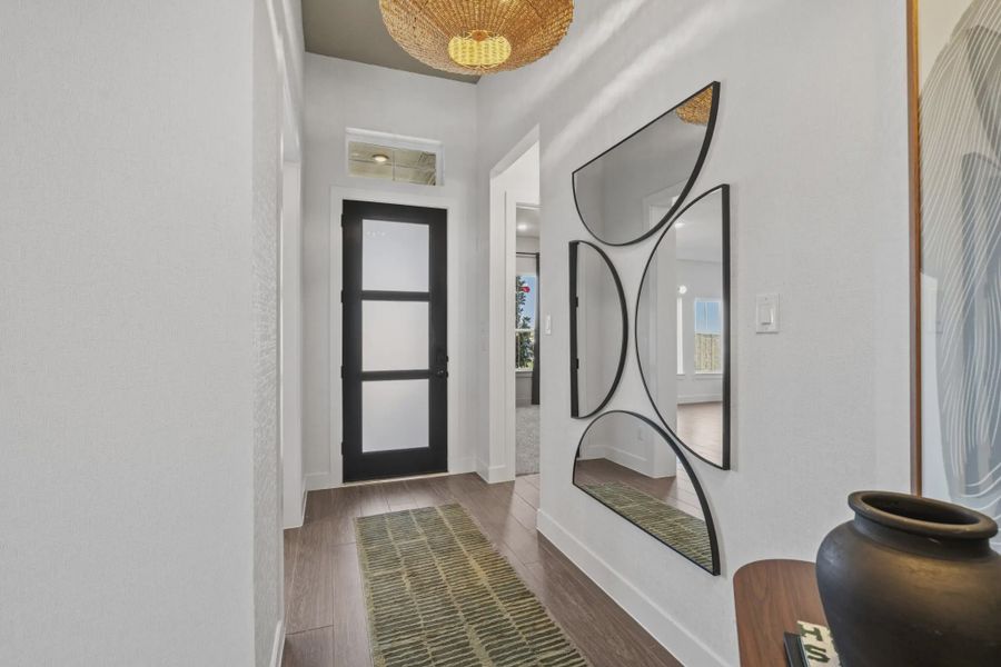 Furnished interior in a model home at Beacon Point 45' in Texas City (Image 6). Furnished interior in a model home at Beacon Point 45' in Texas City (Image 6).