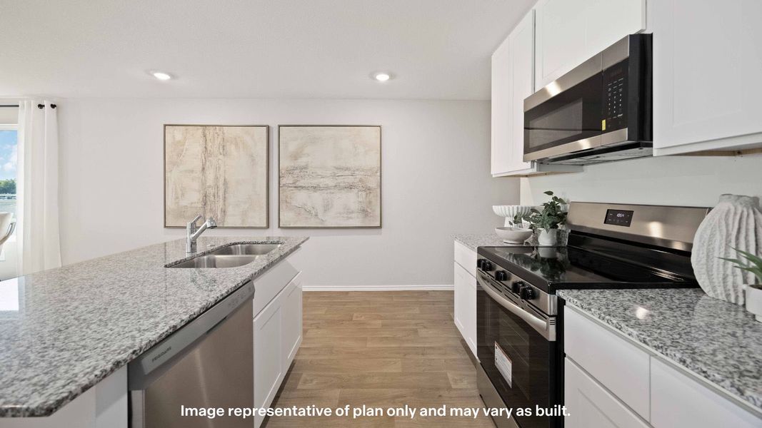 Furnished interior in a model home at Deer Meadows in Odessa (Image 3).