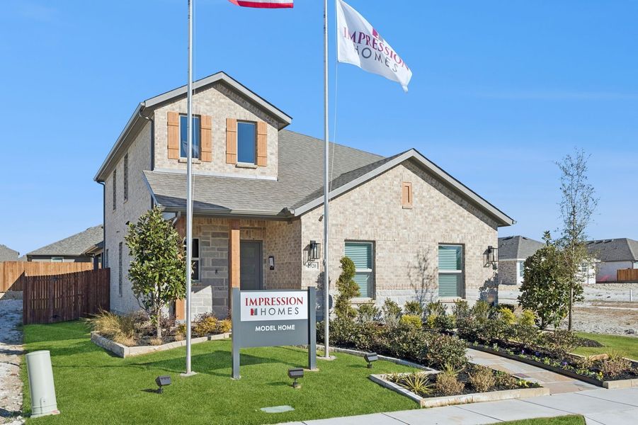 Front exterior of a home in the Churchill community, located in Anna, TX (Image 2).