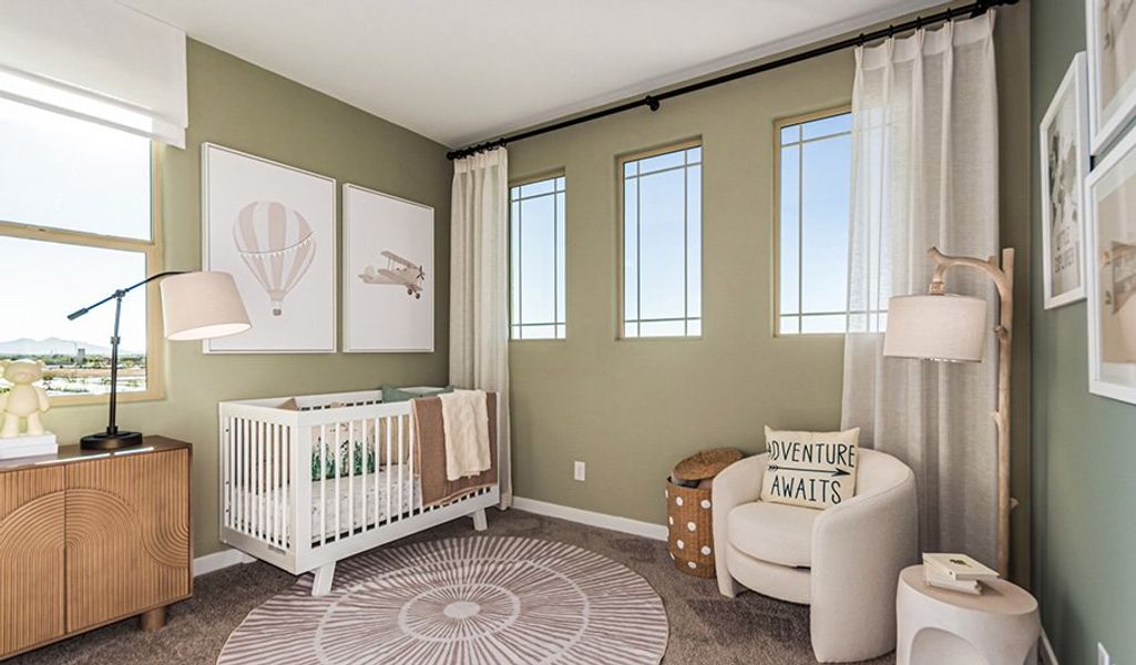 Furnished interior in a model home at Fusion at Blossom Rock in Apache Junction (Image 30).