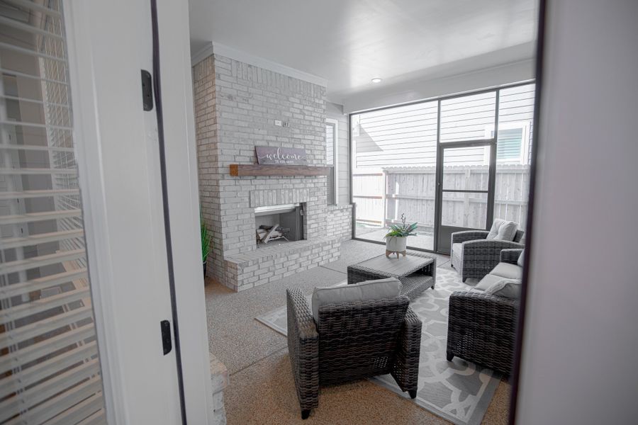 Furnished interior in a model home at Myers Park in Arlington (Image 24).