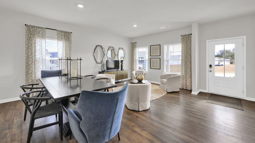 Furnished interior in a model home at Sweet Briar in Ooltewah (Image 10). Furnished interior in a model home at Sweet Briar in Ooltewah (Image 10).