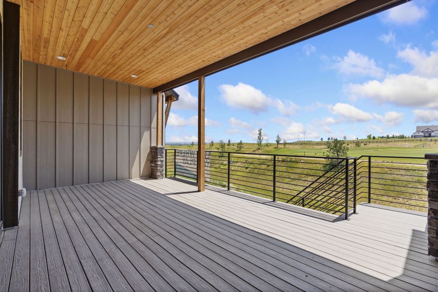Exterior details of a home in The Fairways at RainDance, Windsor (Image 4).