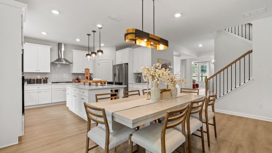 Furnished interior in a model home at Everson in Snellville (Image 18).