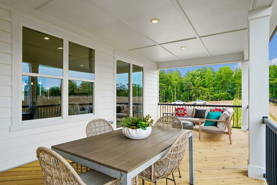 Exterior details of a home in South Lake Townes at Flowers Plantation, Clayton (Image 22).