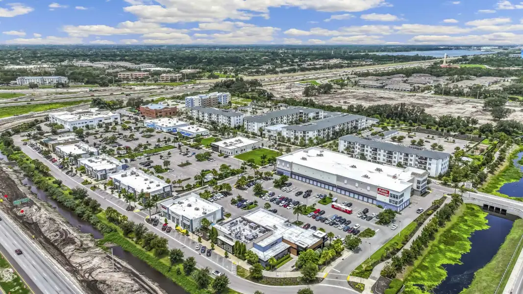 Aerial view of the Banyan Cove community in Sarasota, FL, showing layout and nearby surroundings (Image 8).