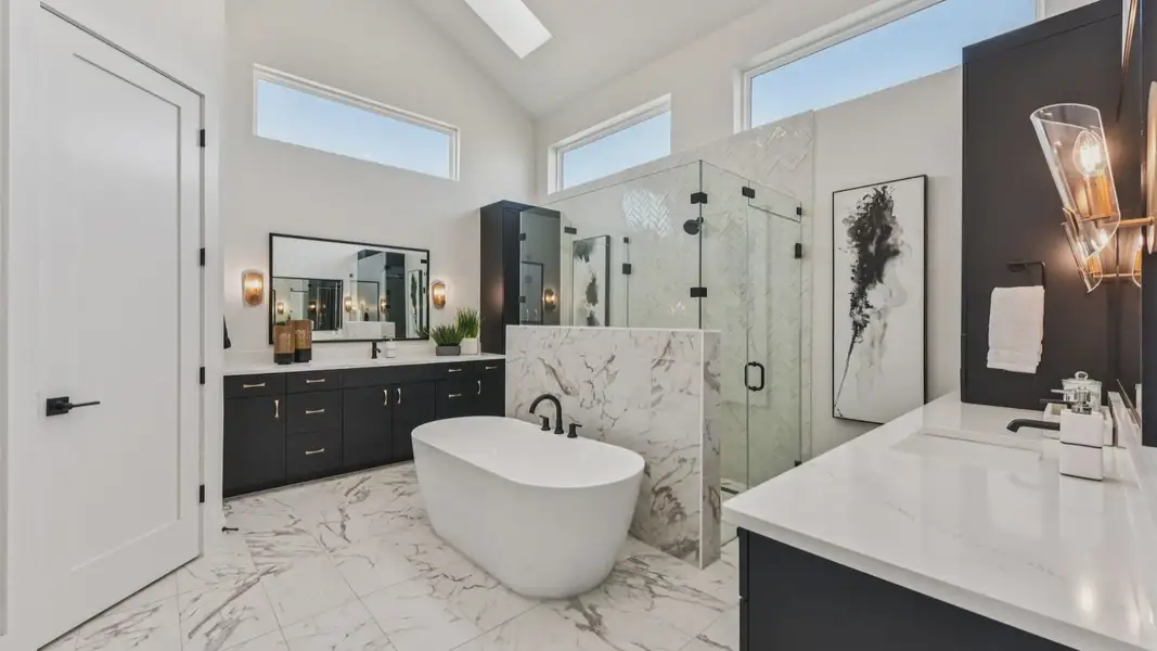 Furnished interior in a model home at Feathergrass in Florence (Image 17).