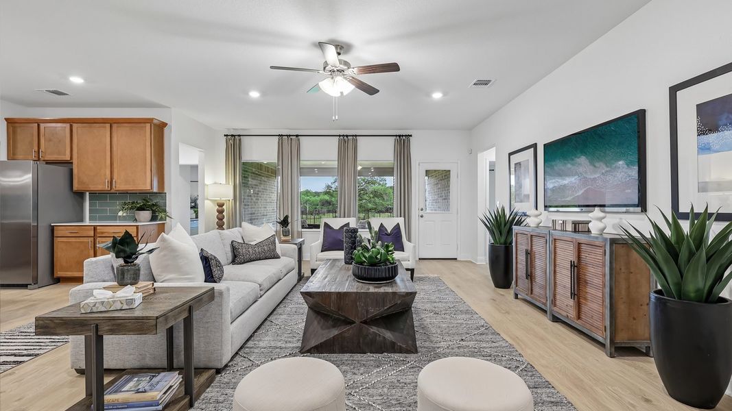 Furnished interior in a model home at Riverview in Georgetown (Image 21). Furnished interior in a model home at Riverview in Georgetown (Image 21).
