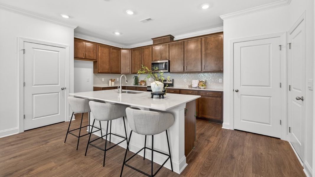 Furnished interior in a model home at Madden West in Fuquay Varina (Image 32).