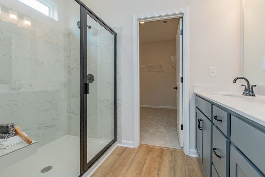 Furnished interior in a model home at Winecoff in Salisbury (Image 11).