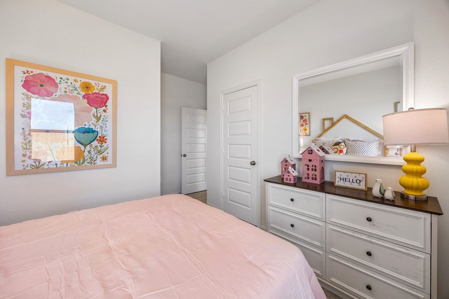 Furnished interior in a model home at Sofi Lakes in Katy (Image 20).