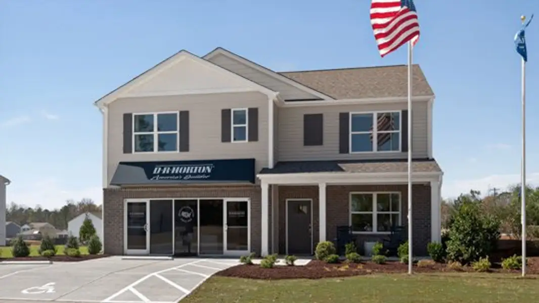 Front exterior of a home in the Olive Branch community, located in Clayton, NC (Image 3).