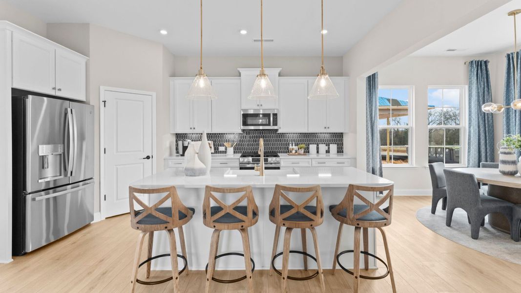 Furnished interior in a model home at Miller Farm Single Family Homes in Pineville (Image 31). Furnished interior in a model home at Miller Farm Single Family Homes in Pineville (Image 31).