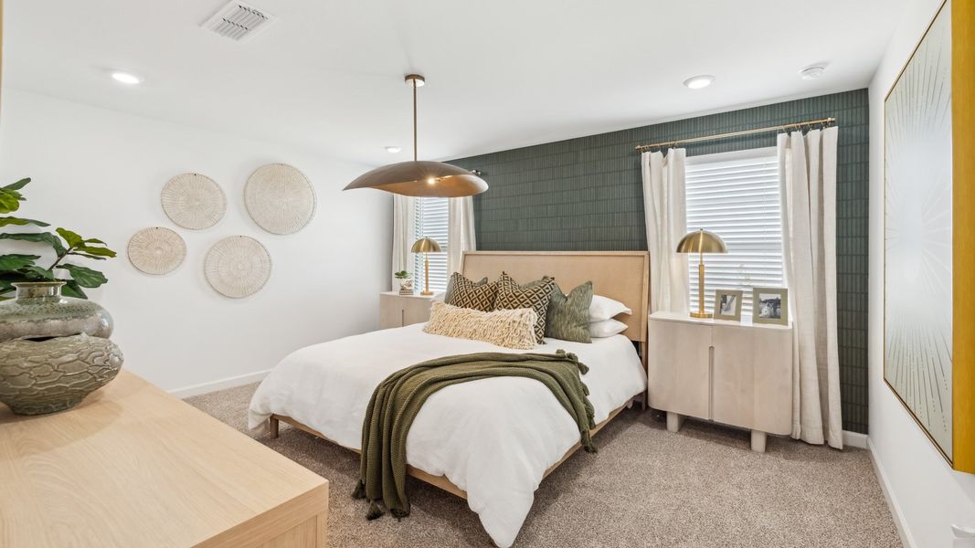 Furnished interior in a model home at Remington in Buckeye (Image 19).