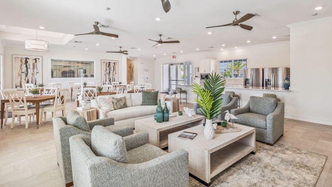 Furnished interior in a model home at Palmetto Landing at Babcock Ranch in Punta Gorda (Image 53).