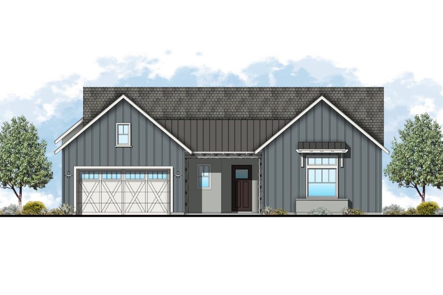 Architectural rendering of home exteriors planned for Hazelwood in Chandler, AZ (Image 6).