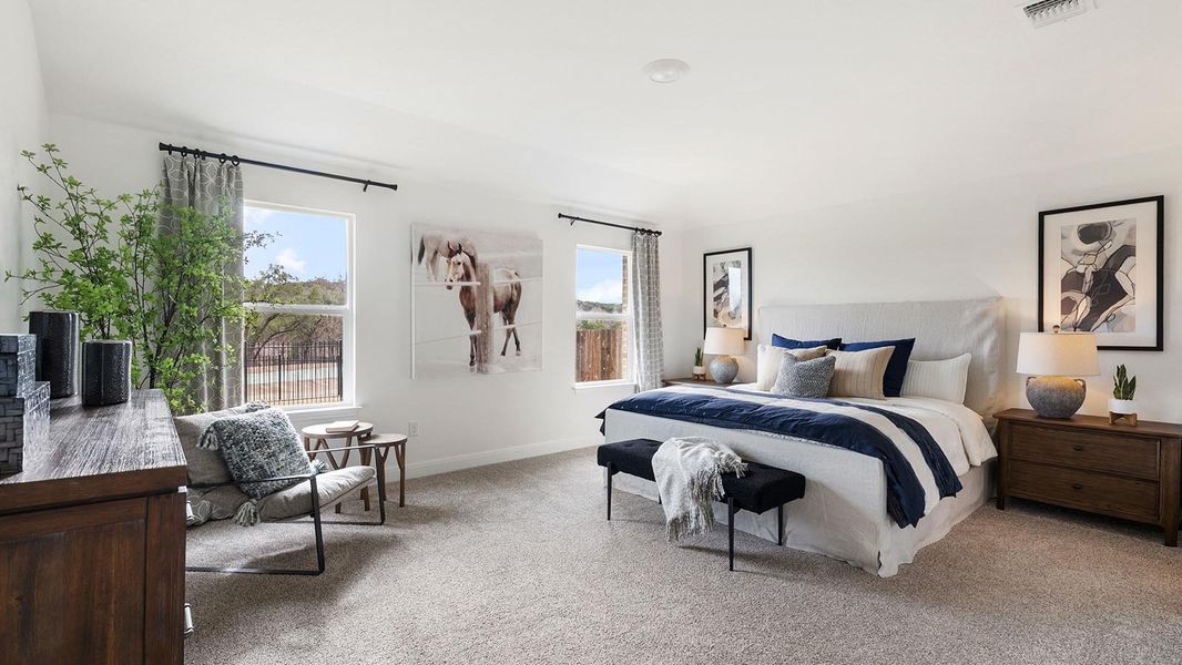 Furnished interior in a model home at Riverview in Georgetown (Image 30).