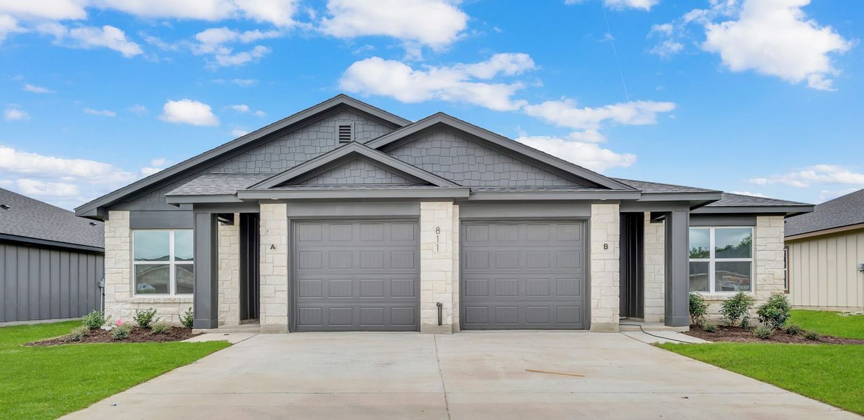 Front exterior of a home in the College Park community, located in Troy, TX (Image 9).