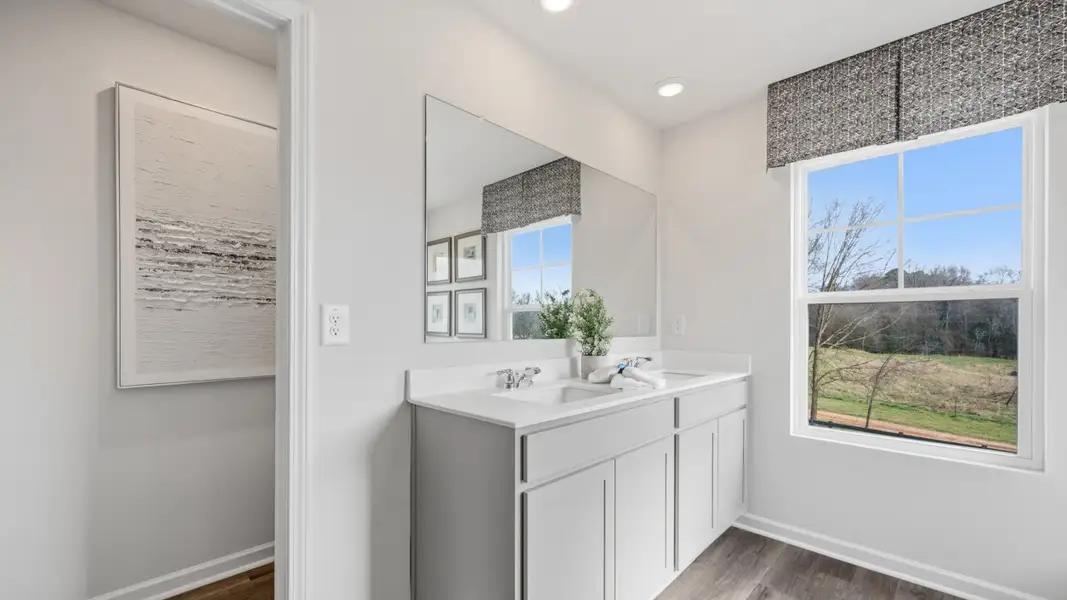 Furnished interior in a model home at Jackson Landing in Jefferson (Image 35). Furnished interior in a model home at Jackson Landing in Jefferson (Image 35).