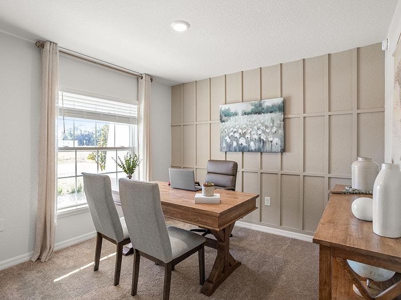 Or, for flexible uses, such as a home office - Parker model home in Belleview, FL