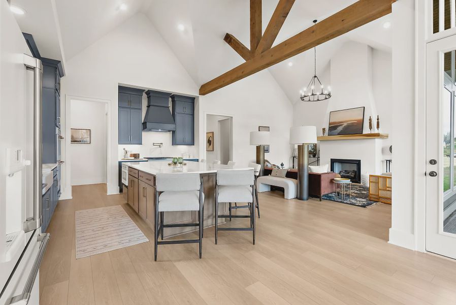 Furnished interior in a model home at Reeds Vale in Franklin (Image 7).