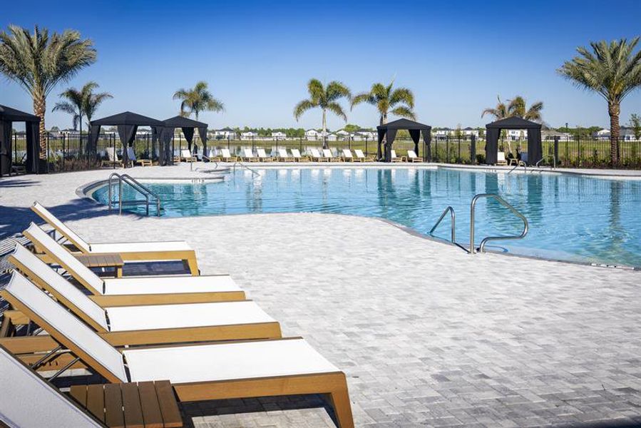 Resort-style pool with beach entry & lap lanes, relax or recharge your way. Resort-style pool with beach entry & lap lanes, relax or recharge your way.