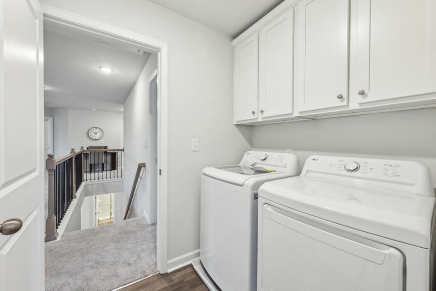 Furnished interior in a model home at Stephens Landing in Loganville (Image 44). Furnished interior in a model home at Stephens Landing in Loganville (Image 44).