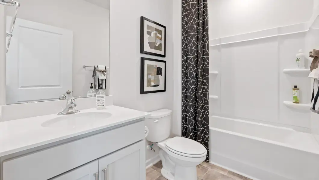 Furnished interior in a model home at Lyman Oaks in Lyman (Image 6).