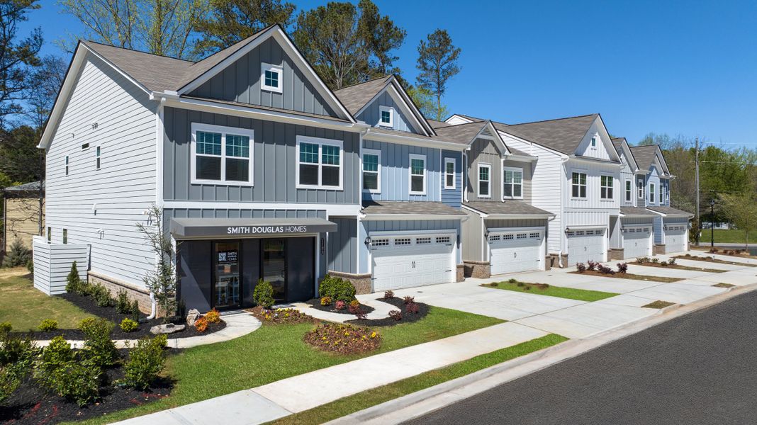 Front exterior of a home in the Weatherstone Commons community, located in Conyers, GA (Image 8).